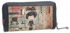 Anekke Damenbrieftasche City Art bunt rot blau