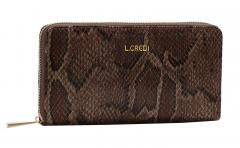 Zipbörse L.Credi Henna Schlangenoptik RFID