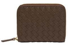 Les Visionnaires Geldbörse Elina Weave Silky dunkelbraun