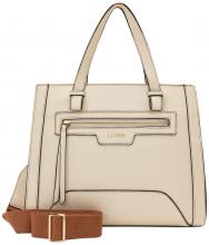Kurzgrifftasche L.Credi Oana Creme Lederfeeling