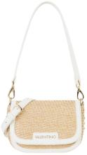 beige Valentino Damentasche weiss Demetra Bast Überschlag Bianco