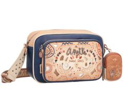 Schultertasche Anekke Menire Tribe Blau Cutouts