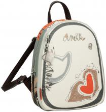 Anekke Alma Ole Alltagsrucksack Damen beige bestickt Hände Herz