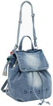 Backpack Desigual hellblau Jeans Luena Flechtriemen