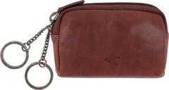 breites Schlüsseltäschchen camel active Como Medium Cognac Leder