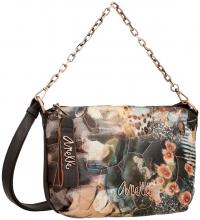 feminine Schultertasche Kettenhenkel Anekke Shoen Padded Kunstdruck