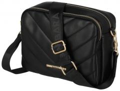 Barbara Travelite Cozy Crossbody Bag schwarz gesteppt