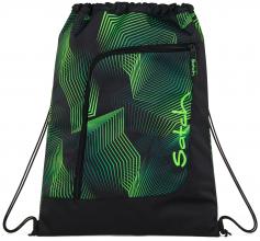 Seismic Green kleiner Sportrucksack Satch schwarz grün