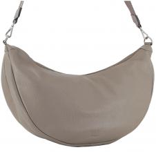 Umhängetasche Ystad 365 d.a.y.s Taupe Leder Webgurt