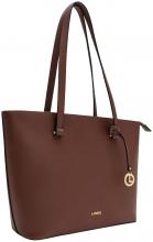 dunkelbraune Shoppertasche L.Credi Filippa Nougat