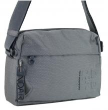 glänzende Schultertasche grau federleicht Mandarina Duck MD20 