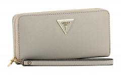 Wallet hellbeige Guess Laurel SLG Taupe Saffianoprägung
