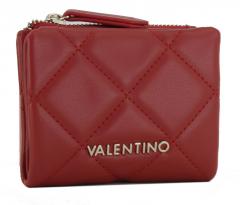 Damenportemonnaie knallrot Valentino Ocarina Rosso gesteppt