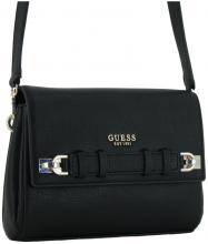 Guess Gregoria Umhängetasche mit Überschlag dreigeteilt schwarz