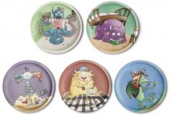 Kletties für Ergobag Schultasche Monsterfreunde