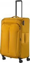 erweiterbarer Flugkoffer Travelite Croatia 4w Trolley L 77cm Curry gelb