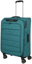 erweiterbarer Reisekoffer Travelite Skaii 4w Trolley M 67cm Petrol