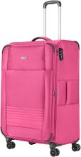 erweiterbarer Reisekoffer mit TSA-Schloss Travelite Seaside L 77cm pink