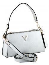 weiße Umhängetasche mit Prägung Guess Jena White Logo