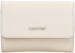 Bicolor Geldbörse Calvin Klein Must Trifold Ecru Taupe