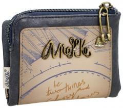 Mademoiselle Studio Geldtasche Anekke blau taupe Mode