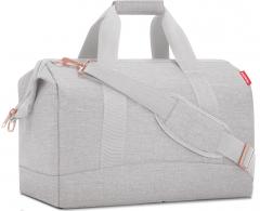 gepolsterte Sporttasche hellgrau reisenthel Allrounder L Sky Rose