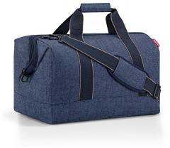dunkelblauer Weekender Reisenthel Allrounder L Herringbone Dark Blue