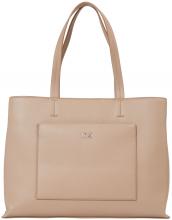 Calvin Klein Henkeltasche Chanterelle dunkelbeige Medium Tote Pebble Daily