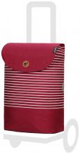 leichte Einkaufstasche Tilde Andersen Shopper Trolley rot gestreift