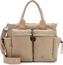 vegane Kurzgrifftasche Abby Suri Frey Crossover Lighttaupe