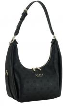 Hobotasche schwarz Logoprägung Peony Guess Phoebe