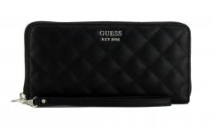 gestepptes Portemonnaie Guess Miriam Ziparound schwarz