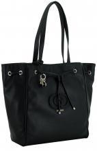 Guess Calebra Drawstring Tote schwarze Henkeltasche 