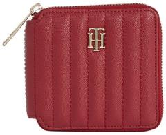 Rouge Portmonee Damen Tommy Hilfiger Timeless Steppung Dunkelrot