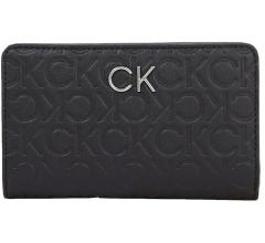 griffiges Damenportmonee Calvin Klein Black Bifold Karten RFID 