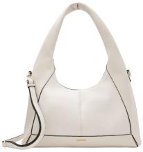 Hobotasche L.Credi creme Palmira modern Velours Kontrast