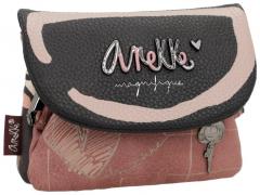 Überschlagbörse Kisslock Anekke Mademoiselle Parisian schwarz altrosa