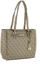 Guess Katya Multi Compartment Damentasche Latte Logo beige