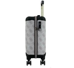 Guess Berta Dark Taupe Logo Handgepäckkoffer S 53cm 