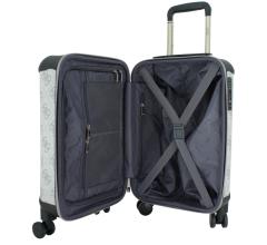 Guess Berta Dark Taupe Logo Handgepäckkoffer S 53cm 