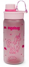 Ergobag rosa Trinkflasche für Mädchen Einhorn 
