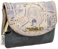 kleiner Geldbeutel Glitzer blau beige Anekke Mademoiselle Studio