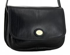 The Bridge Donna Satteltasche Leder schwarz gold