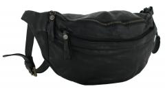Harbour 2nd Urban Poets Kendall Fanny Bag schwarz Vintage Leder