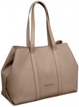klassische Shoppertasche taupe Lammleder Les Visionnaires Lucile Silky