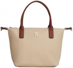 kleine Henkeltasche Tommy Hilfiger Popette Mini Tote sandalwood Beige RFID