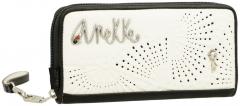 Longbörse Anekke Lunares Prägung weiß Alma Handschlaufe RFID
