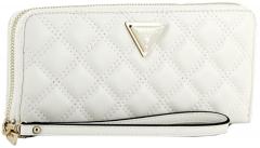 Geldtasche Steppnähte Guess Giully II Off White warmweiß