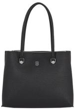 zeitlose Schultertasche Damen Tommy Hilfiger Black Tablet