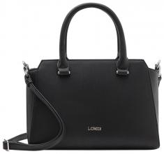 kompakte Henkeltasche L.Credi klassisch schwarz Otila vegan